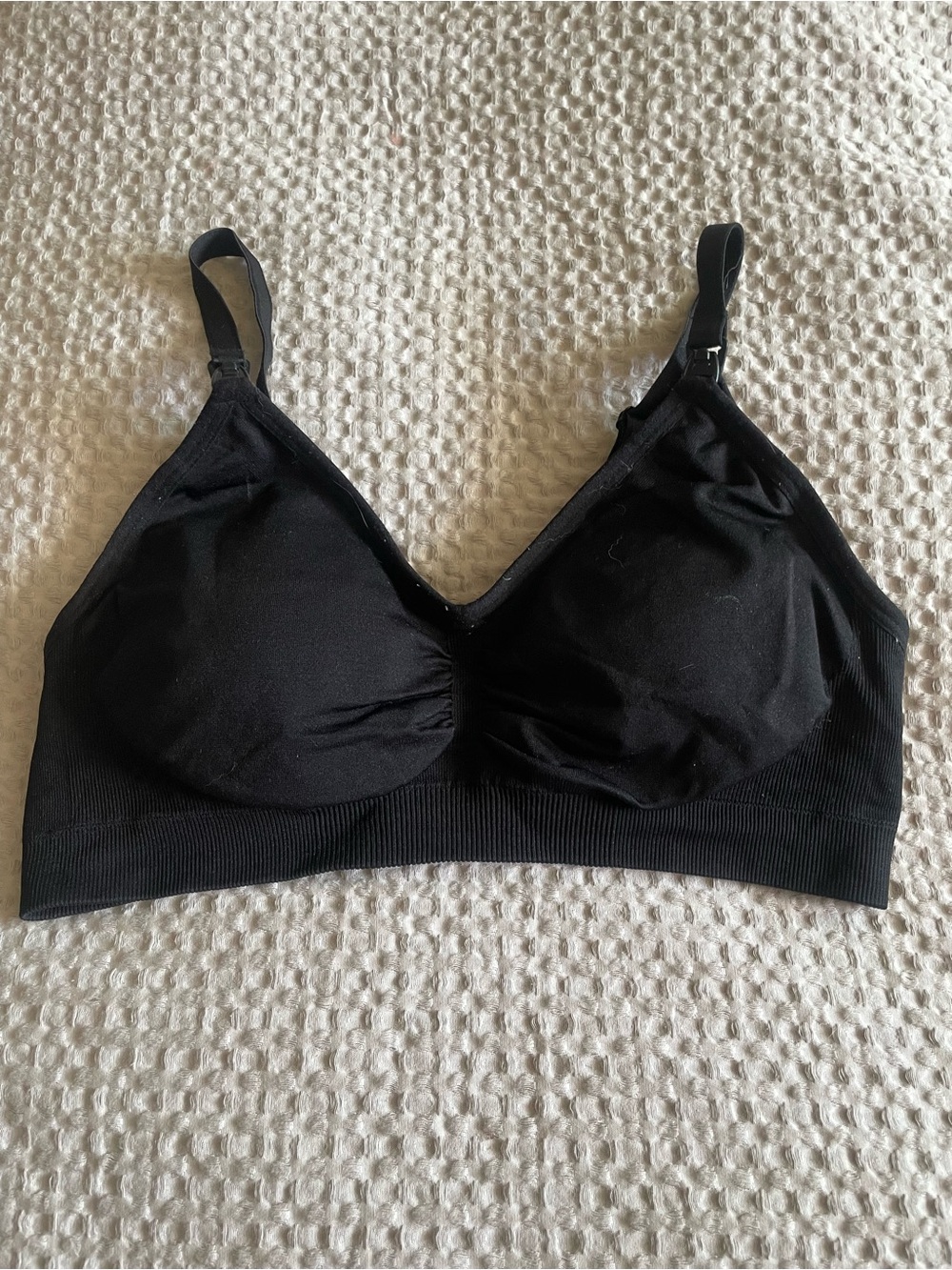 Motherhood Maternity Nursing Bra – Black – Size M